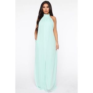Mint Halter Jumpsuit
